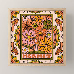 9. Hermit Mushroom Mini Art Print