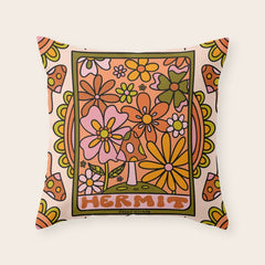 9. Hermit Mushroom Throw Pillow