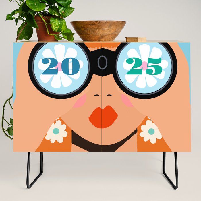 2025 Calendar - Seeking New Horizons Credenza