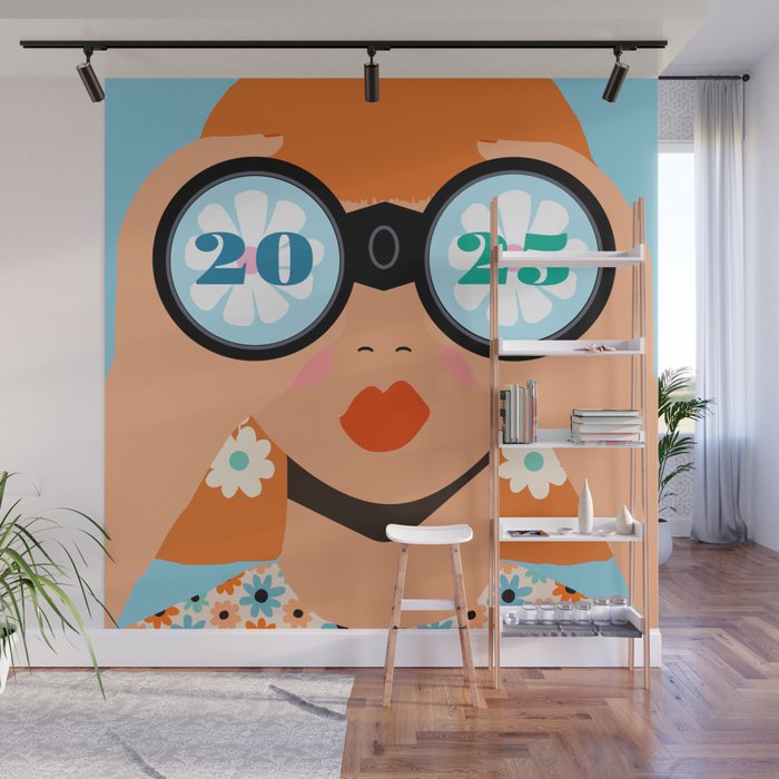 2025 Calendar - Seeking New Horizons Wall Mural