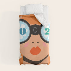 2025 Calendar - Seeking New Horizons Duvet Cover
