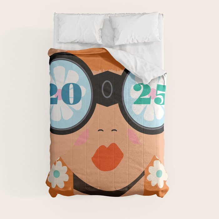 2025 Calendar - Seeking New Horizons Comforter