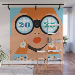 2025 Calendar - Seeking New Horizons Wall Mural