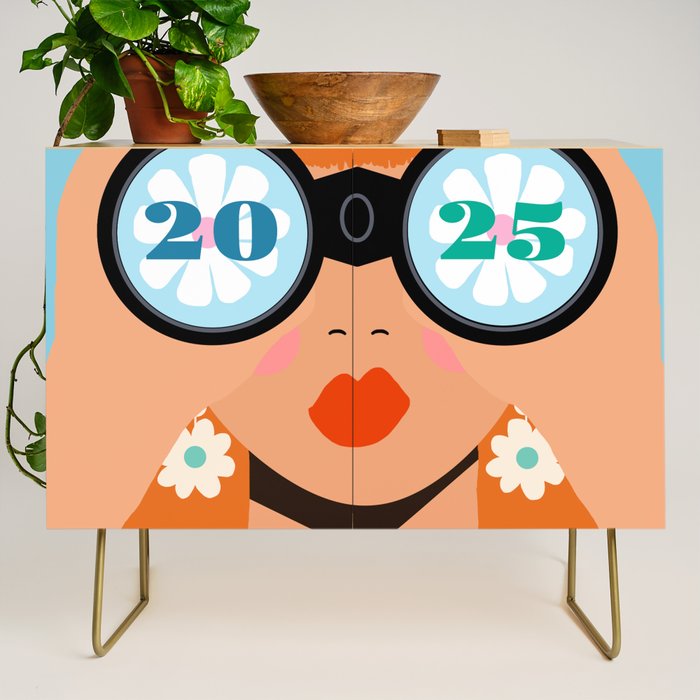 2025 Calendar - Seeking New Horizons Credenza