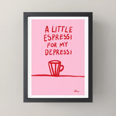 A Little Espressi  Mini Art Print