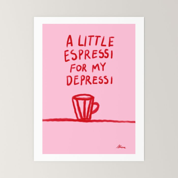 A Little Espressi  Mini Art Print