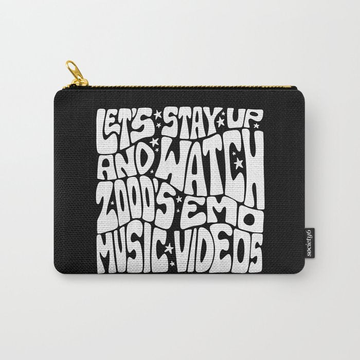 2000's Emo Music Video Carry All Pouch