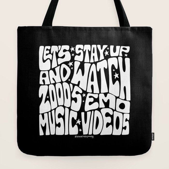 2000's Emo Music Video Tote Bag