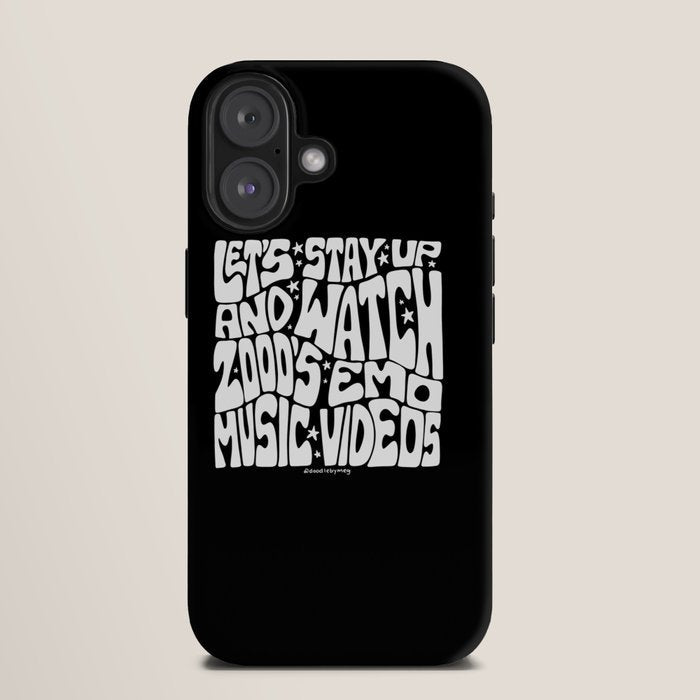 2000's Emo Music Video iPhone Case