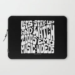 2000's Emo Music Video Laptop Sleeve