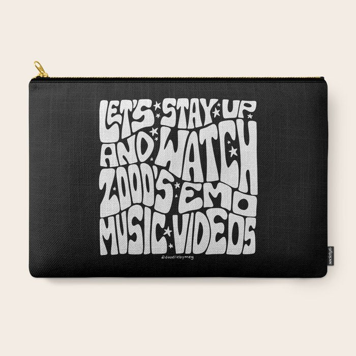 2000's Emo Music Video Carry All Pouch