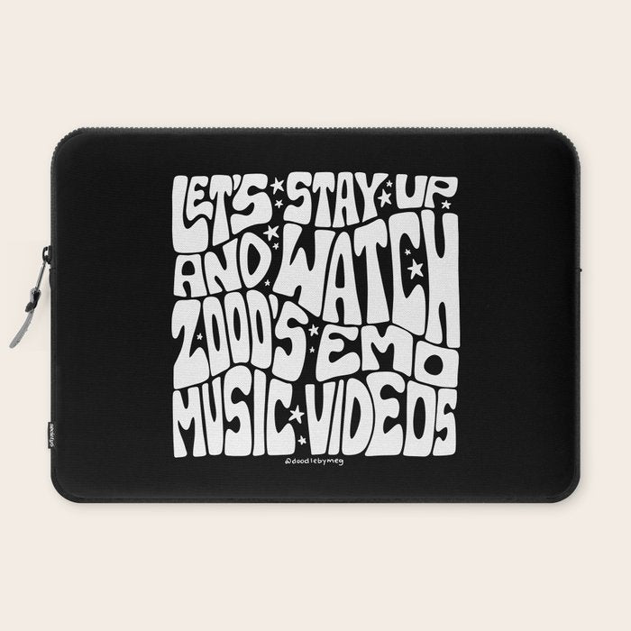 2000's Emo Music Video Laptop Sleeve