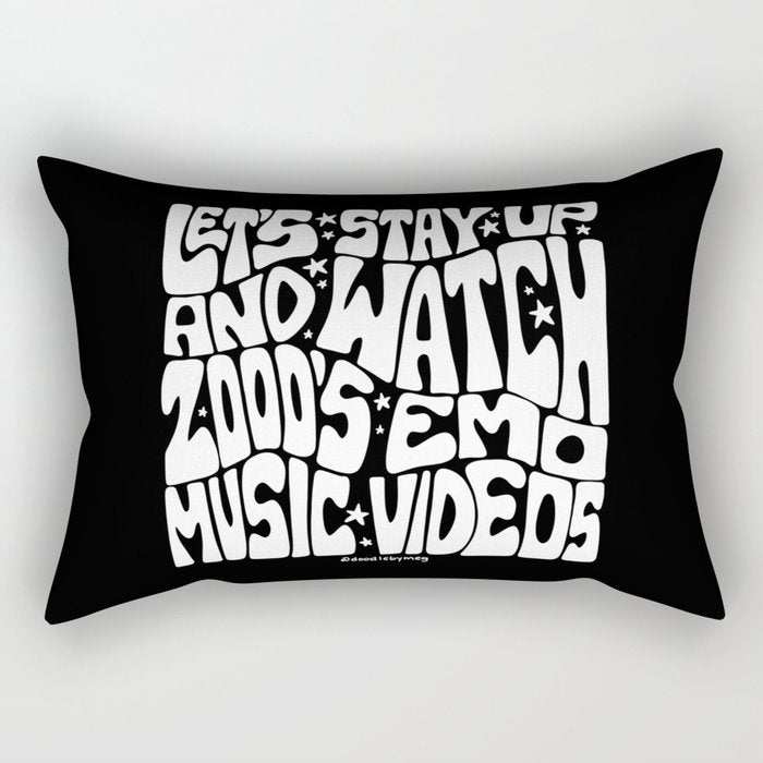 2000's Emo Music Video Rectangular Pillow