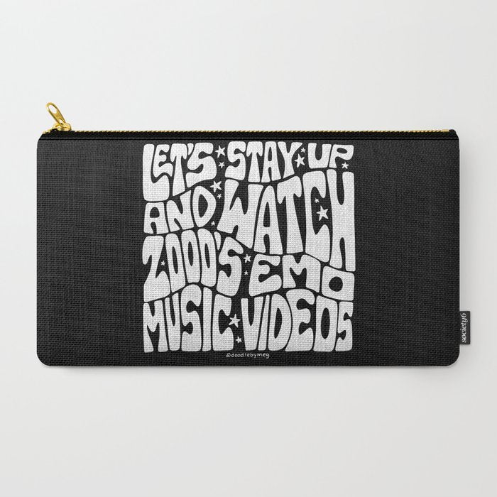 2000's Emo Music Video Carry All Pouch