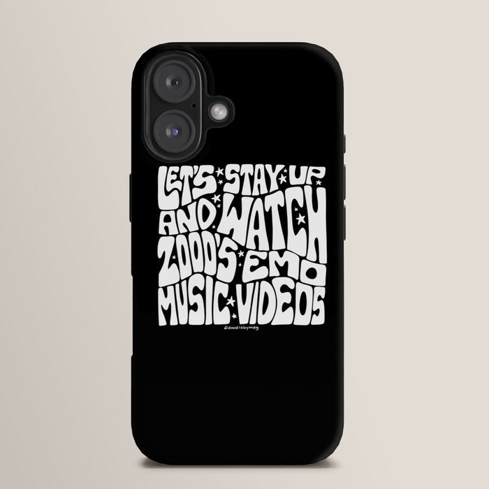 2000's Emo Music Video iPhone Case