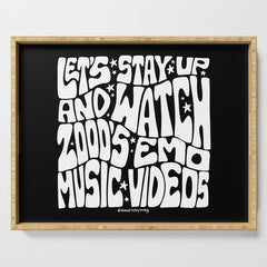 2000's Emo Music Video Serving Tray