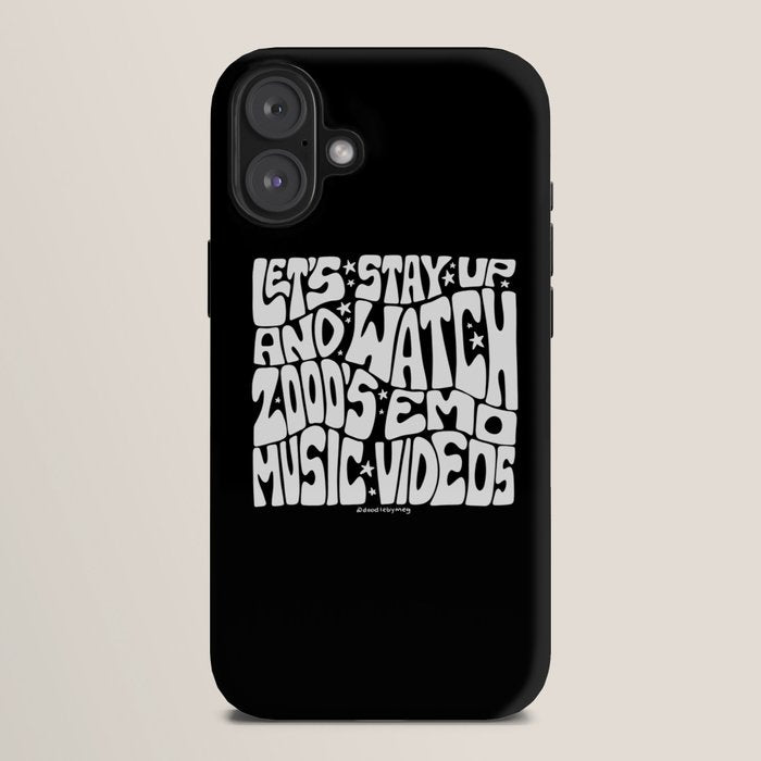 2000's Emo Music Video iPhone Case
