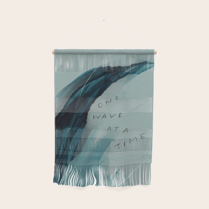"One Wave At A Time" Wall Hanging