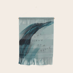 "One Wave At A Time" Wall Hanging