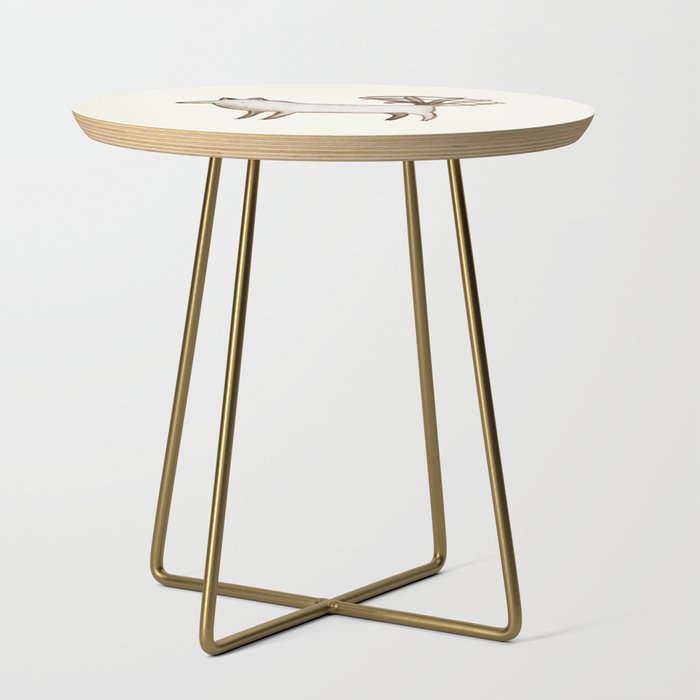 "I'm So Happy" - Dog Side Table
