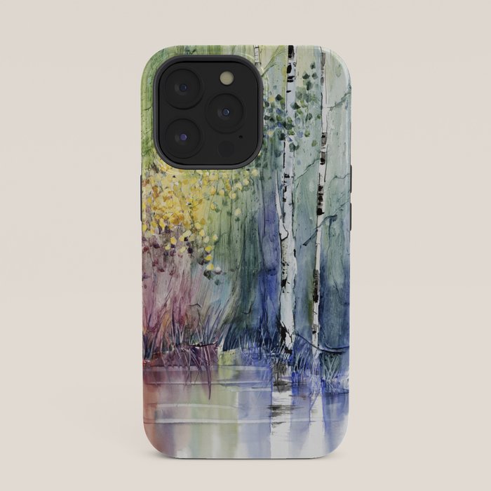 4 Season watercolor collection - summer iPhone Case