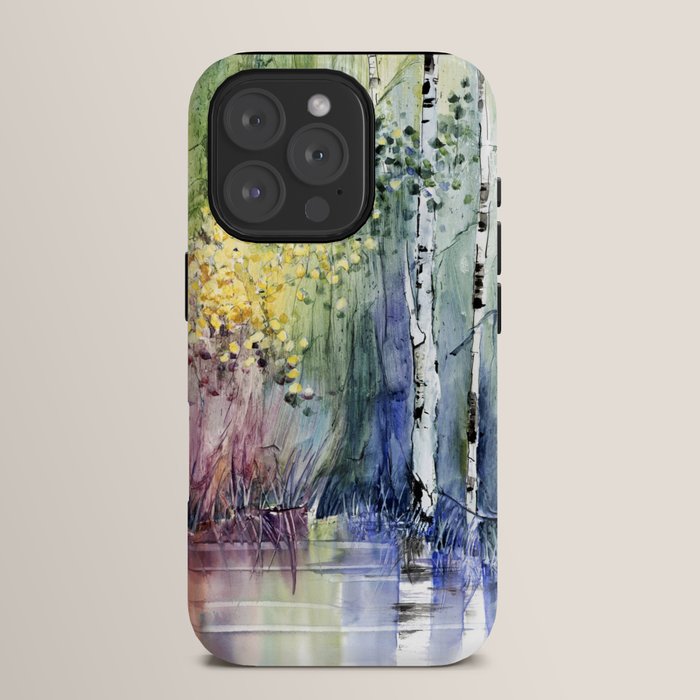4 Season watercolor collection - summer iPhone Case