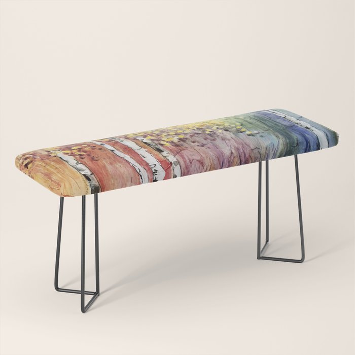 4 Season watercolor collection - summer Bench
