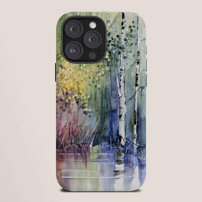 4 Season watercolor collection - summer iPhone Case