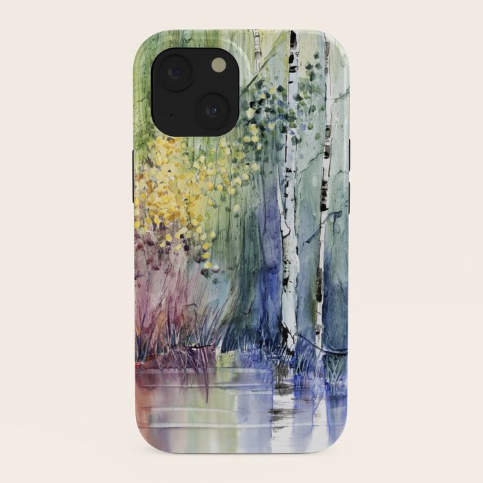 4 Season watercolor collection - summer iPhone Case