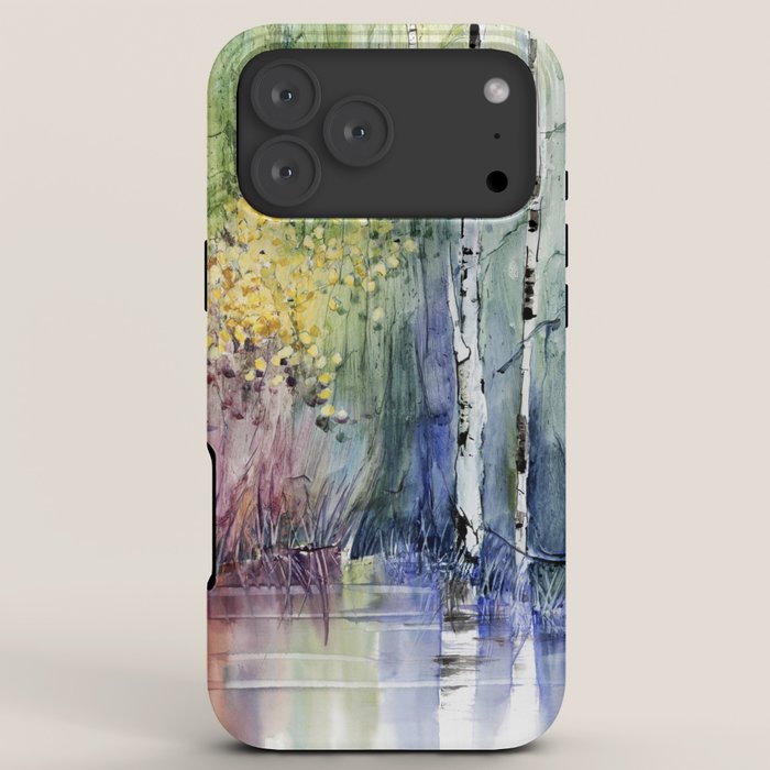 4 Season watercolor collection - summer iPhone Case