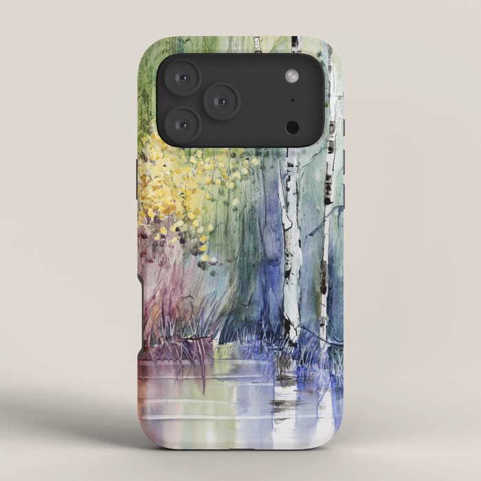4 Season watercolor collection - summer iPhone Case