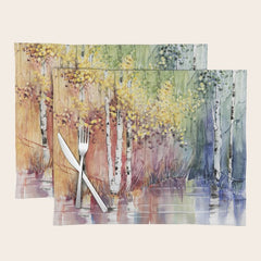 4 Season watercolor collection - summer Placemat