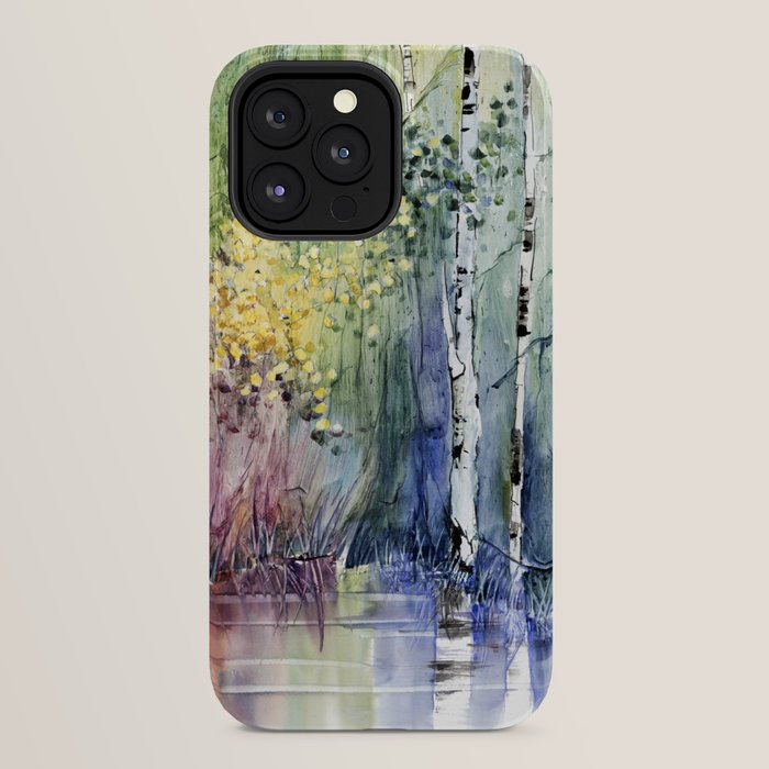 4 Season watercolor collection - summer iPhone Case