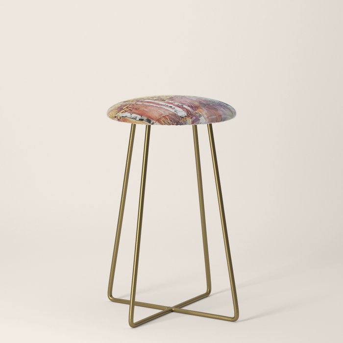 4 Season watercolor collection - summer Stool