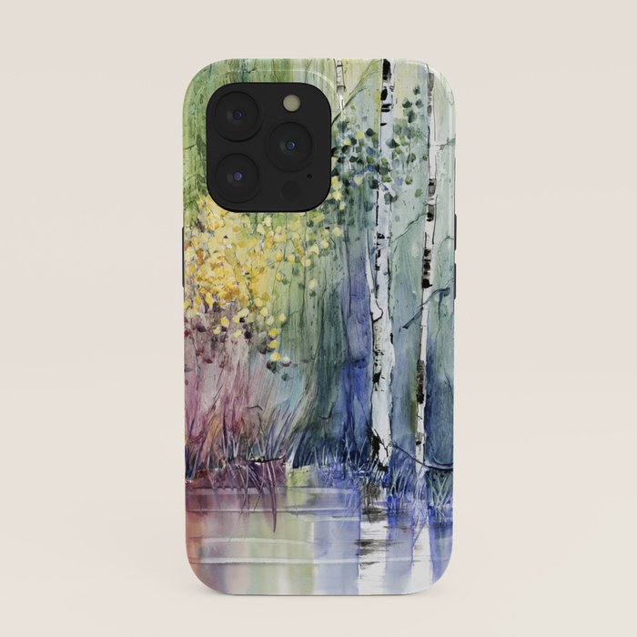 4 Season watercolor collection - summer iPhone Case