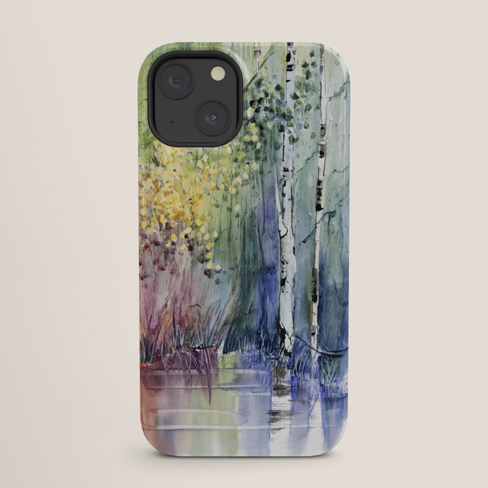 4 Season watercolor collection - summer iPhone Case