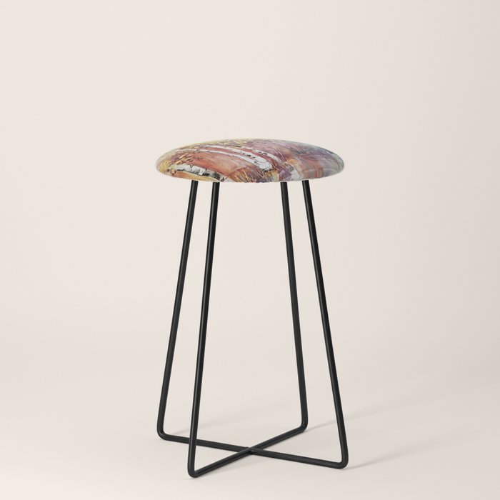 4 Season watercolor collection - summer Stool