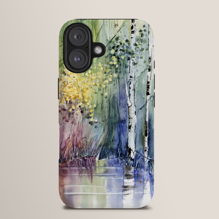 4 Season watercolor collection - summer iPhone Case