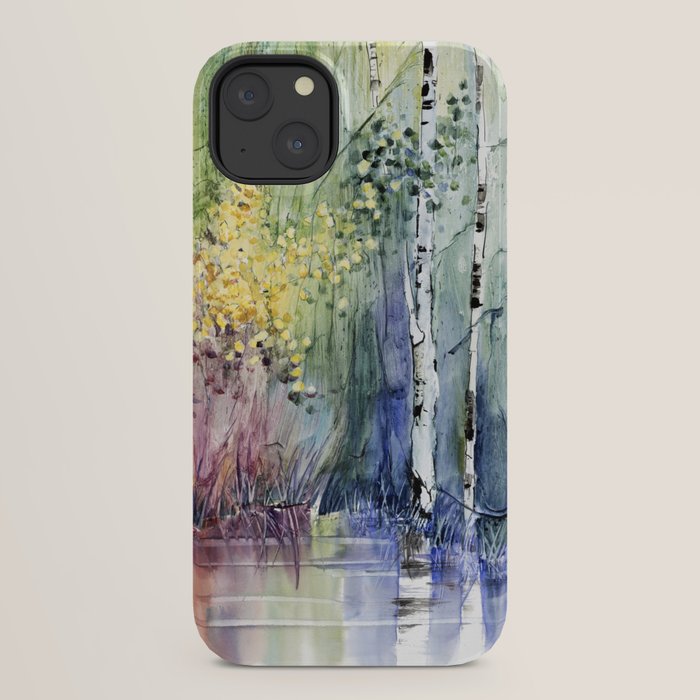 4 Season watercolor collection - summer iPhone Case