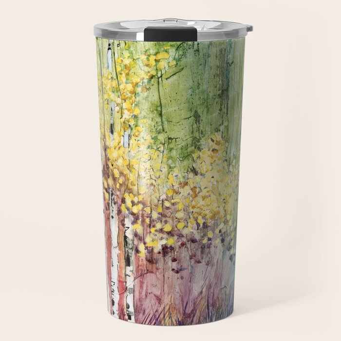 4 Season watercolor collection - summer Travel Mug
