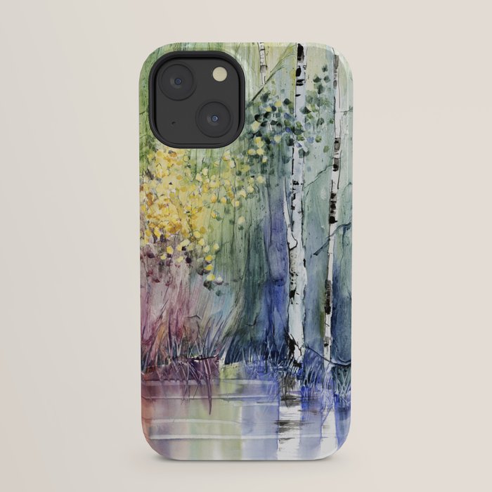 4 Season watercolor collection - summer iPhone Case