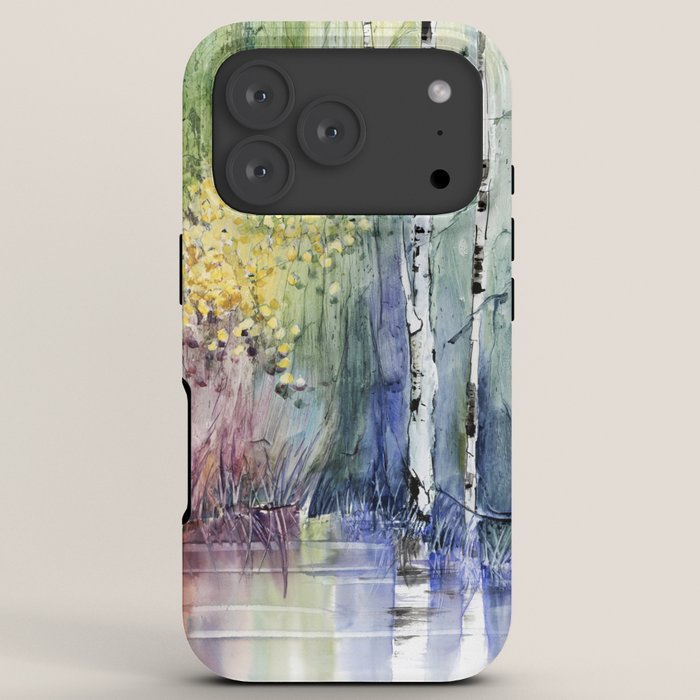 4 Season watercolor collection - summer iPhone Case