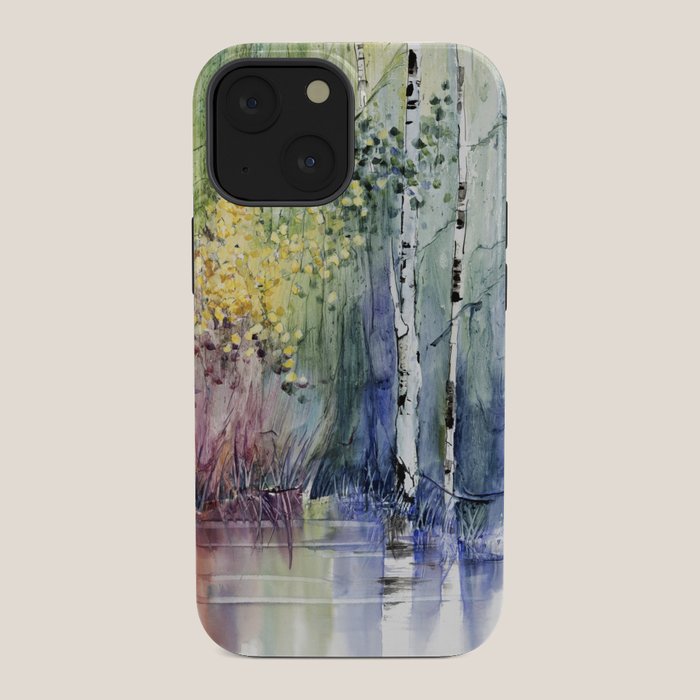 4 Season watercolor collection - summer iPhone Case