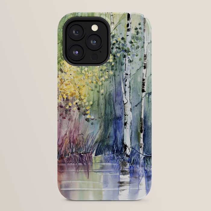 4 Season watercolor collection - summer iPhone Case