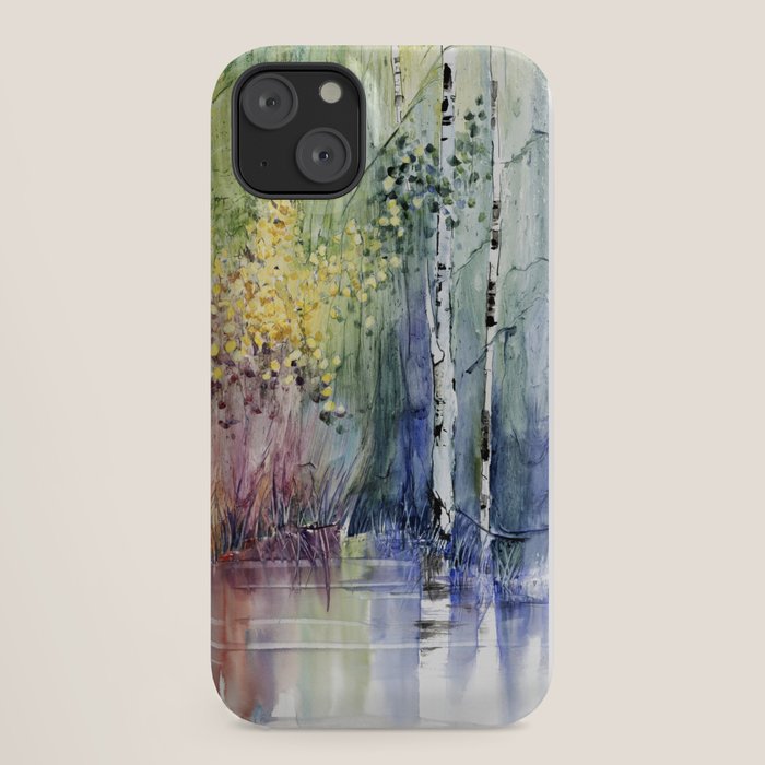 4 Season watercolor collection - summer iPhone Case