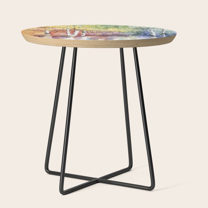4 Season watercolor collection - summer Side Table
