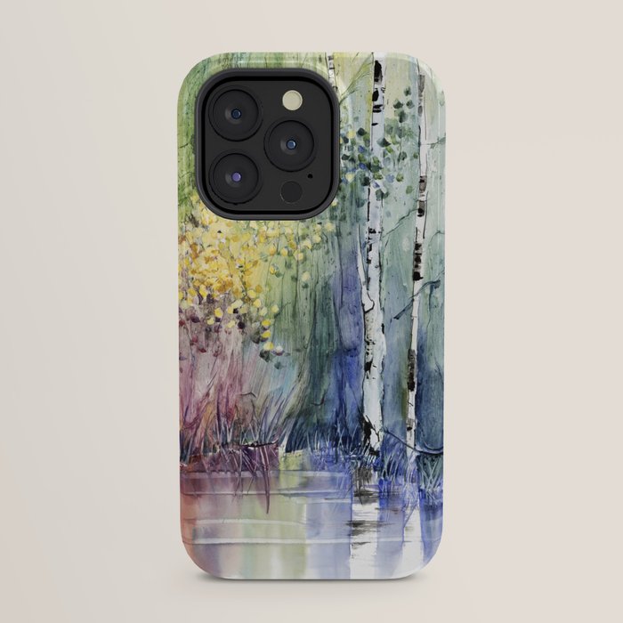4 Season watercolor collection - summer iPhone Case