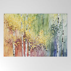 4 Season watercolor collection - summer Welcome Mat
