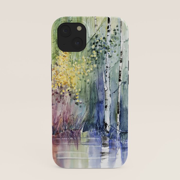 4 Season watercolor collection - summer iPhone Case
