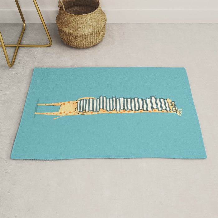 A Book Lover (blue) Rug